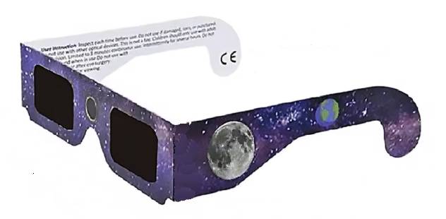 Schutzbrille zur Sonnenbeobachtung. Schutzbrille zur Sonnenbeobachtung.